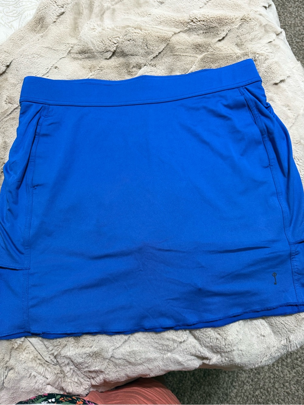 Belyn Key Electric Blue Women's Active Skort